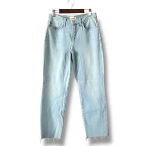 L'Agence Sada High Rise Slim Crop Jeans Pismo Wash NWT Size 25